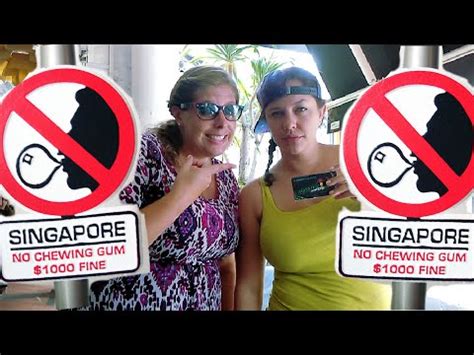 Chewing Gum in Singapore - YouTube