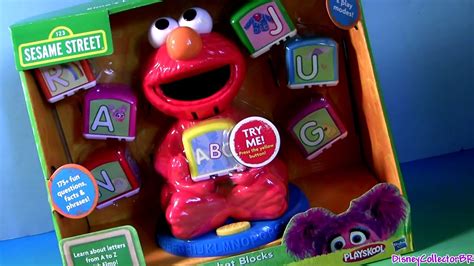 Elmos Find & Learn Alphabet Blocks Playset Lets Sing the ABC with Elmo by Sesame Street ...