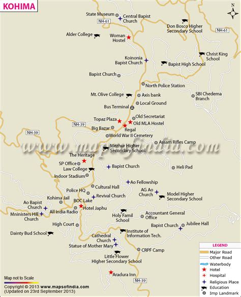 Kohima City Map