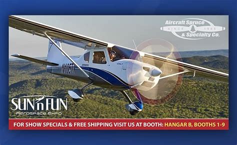 Sponsor Spotlight: Aircraft Spruce - SUN 'n FUN Aerospace Expo