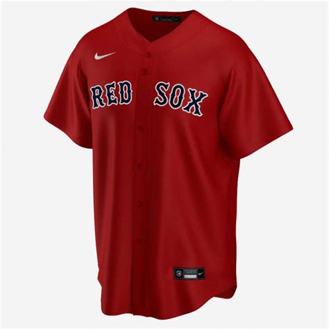 Nike MLB Boston Red Sox Official Replica Alternate Jersey