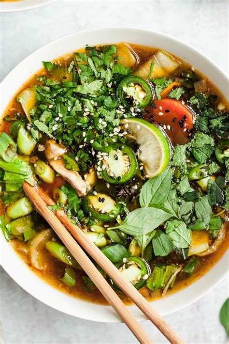 Nourishing Asian Chicken Soup Recipe | Ambitious Kitchen