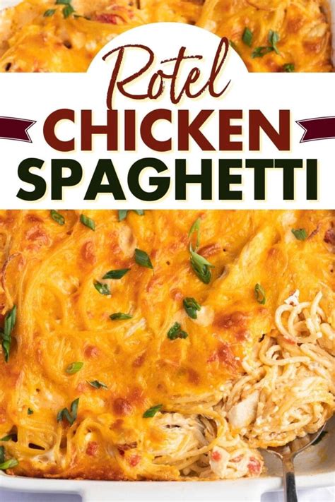 Rotel Chicken Spaghetti (Easy Recipe) - Insanely Good