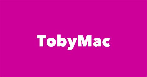 TobyMac - Spouse, Children, Birthday & More