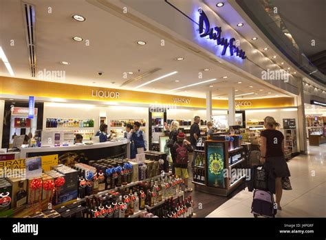 Thailand, Bangkok, Suwannaphum airport, Duty Free shop Stock Photo - Alamy