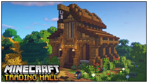 Simple and Easy Villager Trading Hall for Minecraft 1.16 [How to Build] - YouTube