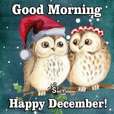 Good Morning Happy December - SmitCreation.com