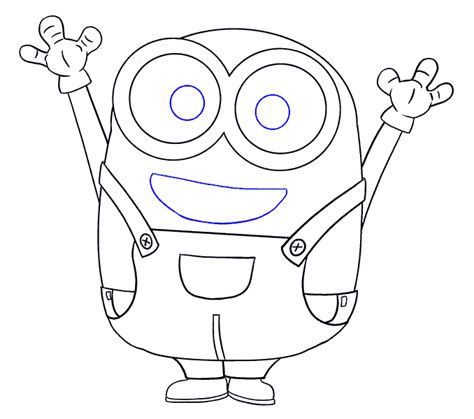 How to Draw Bob the Minion | Easy Step by Step Drawing Guides