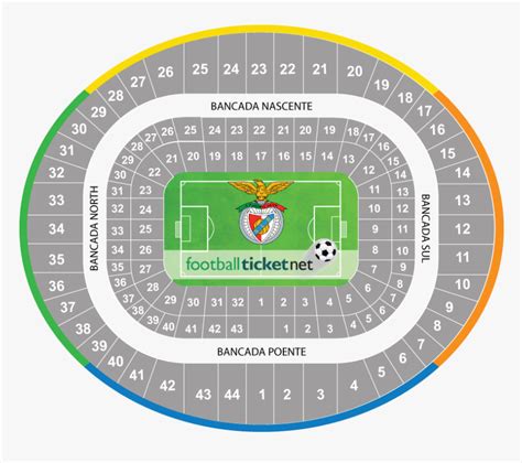 Benfica Stadium Seating Plan, HD Png Download , Transparent Png Image - PNGitem