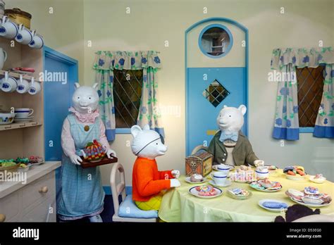 Rupert Bear Museum Window Display Canterbury Kent Stock Photo - Alamy