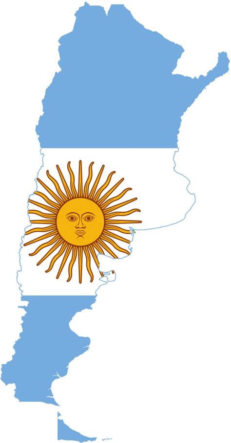 2 Pieces Argentina Outline Map Flag Vinyl Decals Stickers Full - Etsy