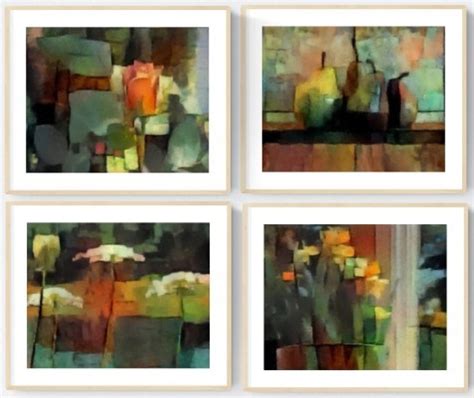 Impressions Wall Art Gallery: A Bundle of Twenty-four 8x10' and 10x8 Semi-abstract Flower ...