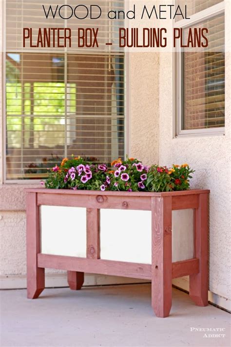 diy-redwood-galvanized-planter-box-tutorial.jpg (1066×1600) | Diy ...