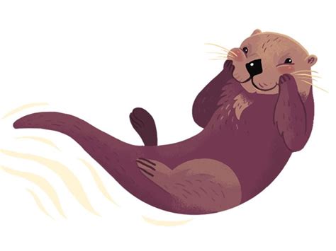 sea otter cartoon