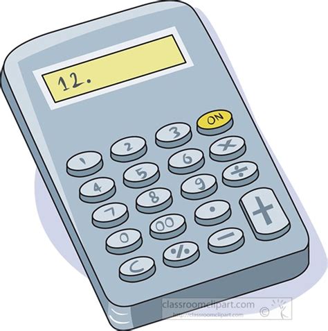 Mathematics Clipart - math-calculator-913 - Classroom Clipart