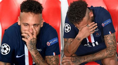 Neymar Crying: PSG Superstar breaks down in tears after Champions ...