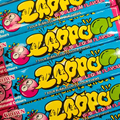 Buy Zappo Bubblegum Chews 5 Pack Online | Lolly Warehouse