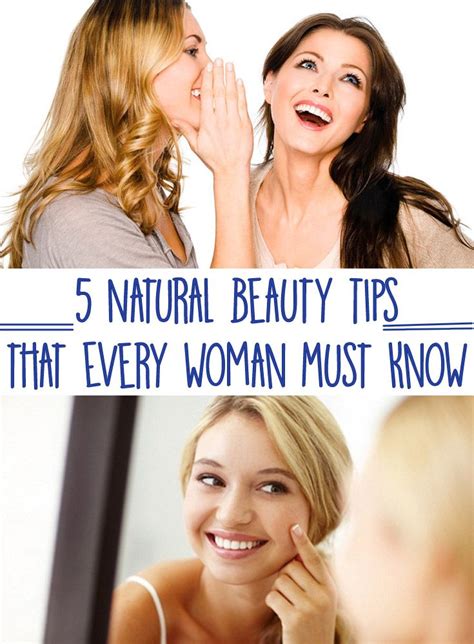 5 Natural Beauty Tips that Every Woman Must Know | Natural beauty tips, Beauty hacks, Beauty