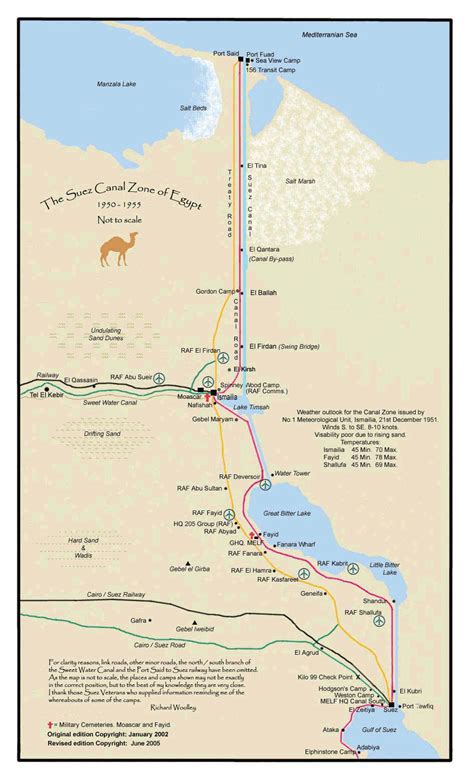 The Suez Canal Zone of Egypt • Mapsof.net