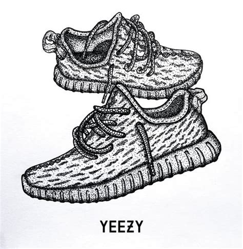 Yeezy Boost 350 Drawing at PaintingValley.com | Explore collection of ...