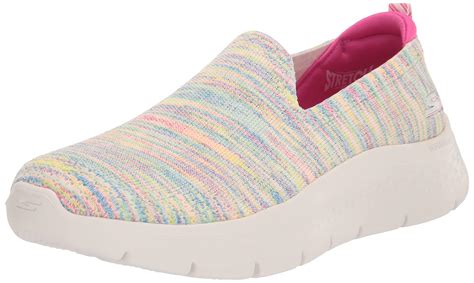 Skechers Go Walk Flex-vivid Energy Sneaker in White | Lyst