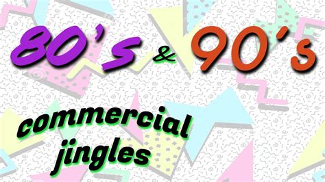 Best 80's & 90's Commercial Jingles - YouTube