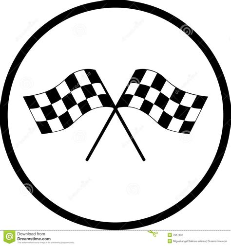 Checkered racing flags vector symbol. Vector symbol of two checkered racing flag #Sponsored , # ...