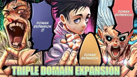 The First Triple Domain Expansion Explained / Jujutsu Kaisen Chapter 178 - YouTube