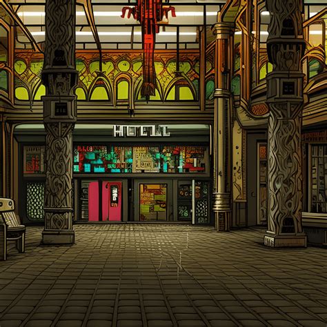 Horror Game Style Pixel Adventure Game Background · Creative Fabrica