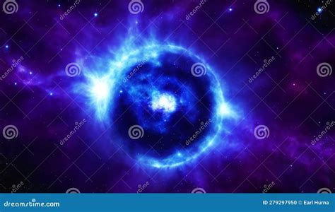 Magnetar, Neutron Star With Extremely Powerful Magnetic Field Stock Illustration | CartoonDealer ...