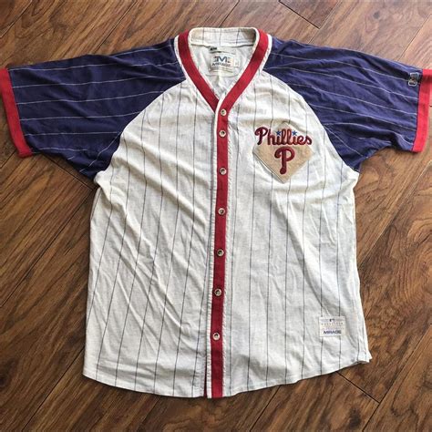 Vintage Philadelphia Phillies MLB baseball jersey... - Depop