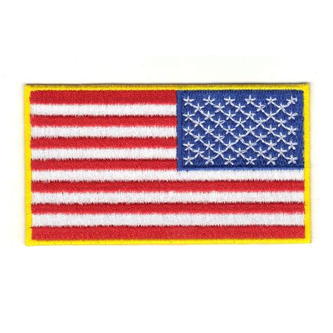 United States of America U.S.A. Military Army Color Reverse Country Fl