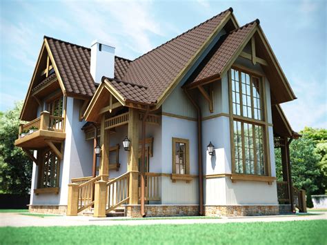 Country House 3d Model