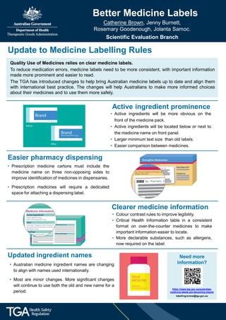 Presentation: Better Medicine Labels | PDF | Free Download