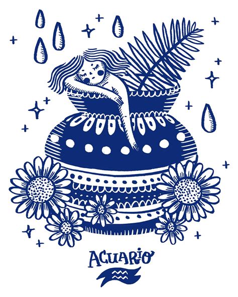 Sonia Lazo | Zodíaco: Acuario. #illustration #Zodiac | Aquarius ...