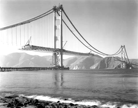 La construcción del puente Golden Gate, San Francisco, 1937. | THE HISTORY ON IMAGES | Pinterest ...