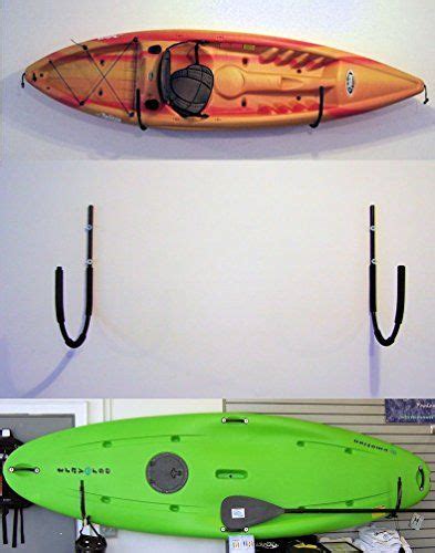 Folding Wall Mounted Kayak Rack by Pack'em Racks-Universal Wall Mounted Kayak Racks are designed ...