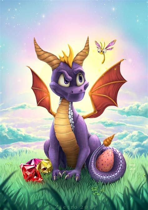 Spyro the Dragon by Zietro Criaturas Oscuras, Arte De Criaturas Míticas ...