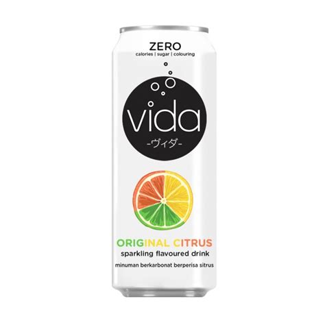 Vida Zero Original Citrus Sparkling Drink 325ml