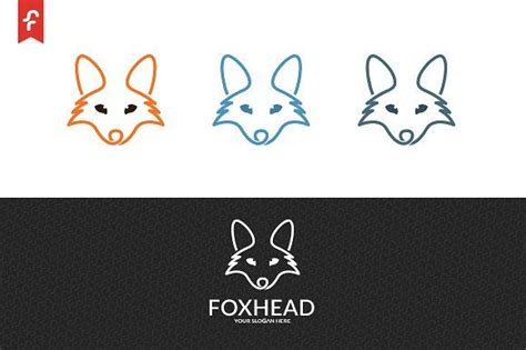 Fox Head Logo #Head#Fox#Templates#Logo Fox Head, Headed, Logo Design ...