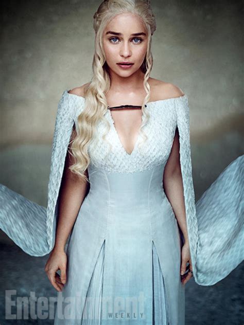 Emilia Clarke as Daenerys Targaryen Entertainment Weekly Portrait - Emilia Clarke Photo ...