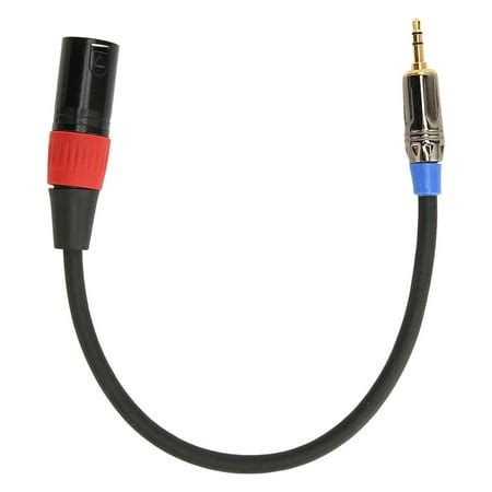 XLR Male To 3.5mm Balanced Cable, Prevent Interference 11.8in XLR To 1/8in Adapter Cord Lossless ...