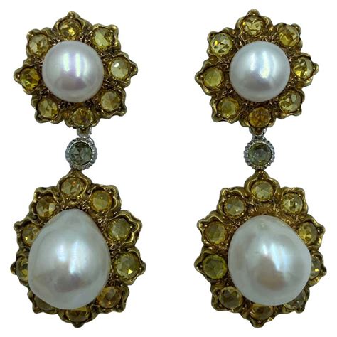 Buccellati Pearl Earrings - 13 For Sale on 1stDibs