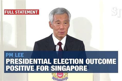 Outcome of 2023 presidential election positive, bodes well for Singapore’s future: PM Lee : r ...