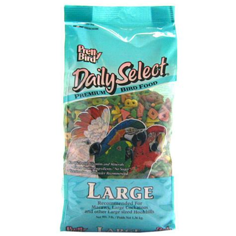 Pretty Bird Daily Select Large Parrot Bird Food Pellets 8 lb (3.6 kg ...