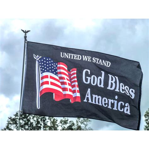 God Bless America Flag - United We Stand USA Patriotic Flag