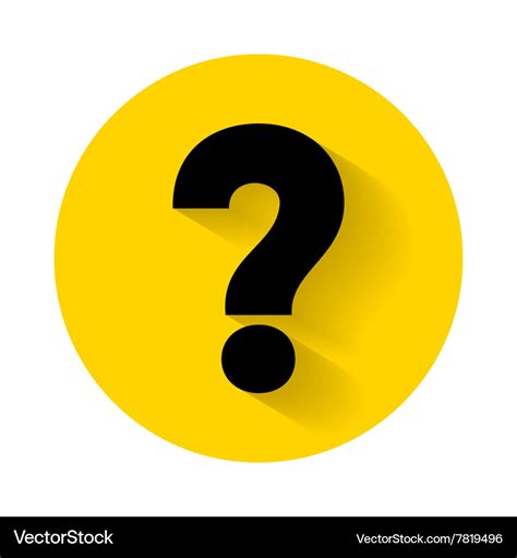 Question mark icon Royalty Free Vector Image - VectorStock