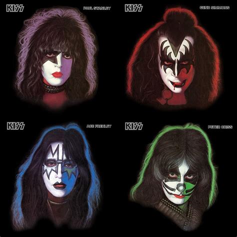 Kiss releases four solo albums - Kiss Timeline