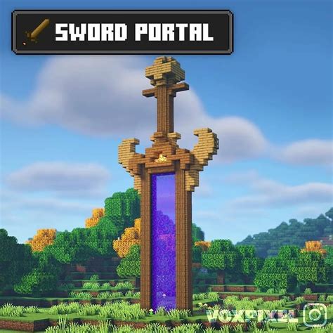 Minecraft Best Builds on Instagram: “3 nether portal designs for your survival world! Credit ...