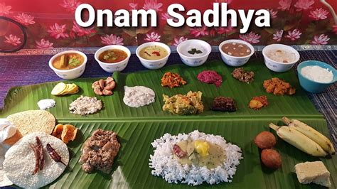 Onam Sadhya Food preparation || Onam Sadhya Food varieties @ My home diaries - YouTube